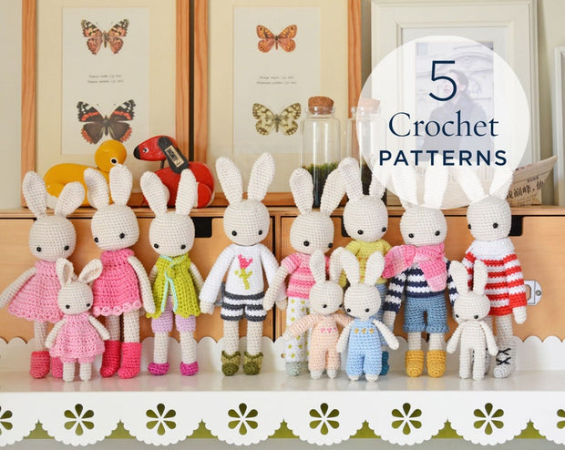 5 Crochet Angie Bunny Patterns