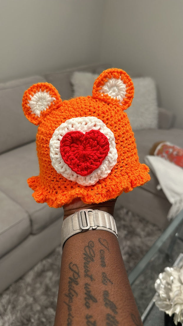 Care Bear Crochet Hat Digital Pattern