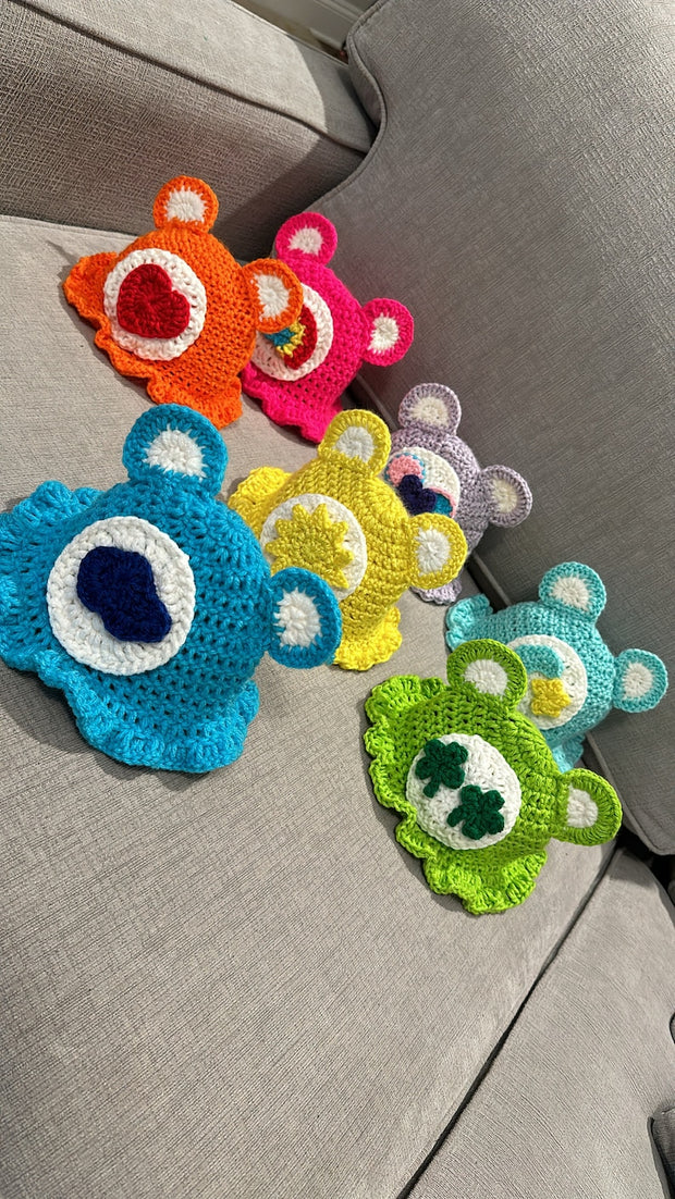 Care Bear Crochet Hat Digital Pattern