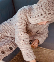 Cozy Couch Cardigan Crochet Pattern