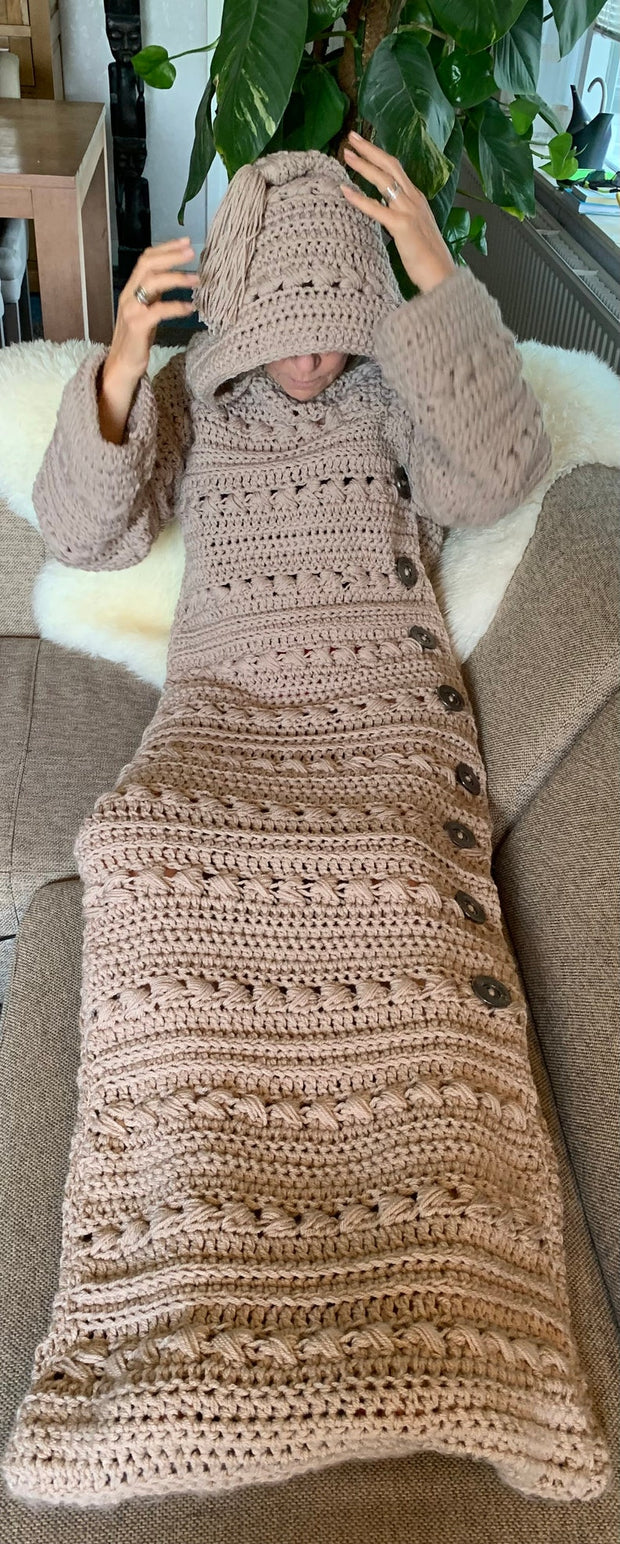 Cozy Couch Cardigan Crochet Pattern