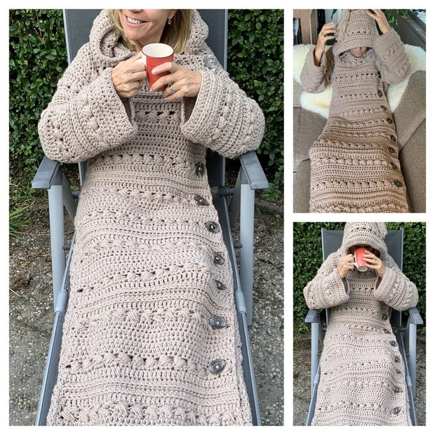 Cozy Couch Cardigan Crochet Pattern