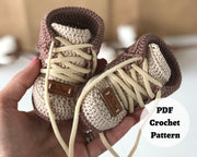 Crochet baby shoes pattern