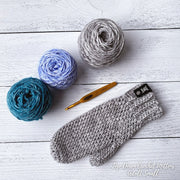 Crochet Easy Mittens for the Whole Family – PDF Pattern