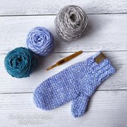 Crochet Easy Mittens for the Whole Family – PDF Pattern