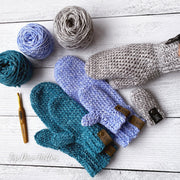 Crochet Easy Mittens for the Whole Family – PDF Pattern