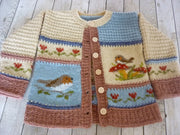 Cardigan Robin Knitting Pattern PDF