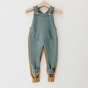 Baby Overalls Knitting Pattern Dungarees