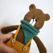 Bear Knitting Pattern - Knitted Bear Mason