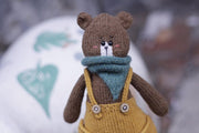 Bear Knitting Pattern - Knitted Bear Mason